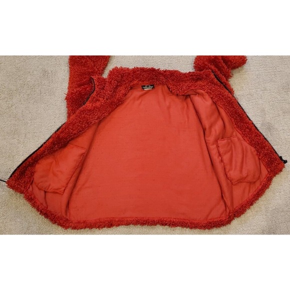 Women's Vintage Red Pleasant Pheasant Drawstring Waist Jacket Size Large CA... - Picture 8 of 10